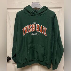Irish Rail embroidered hoodie